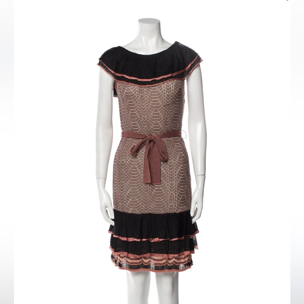 M MISSONI Printed Knee-Length Dress size 6